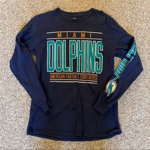 Miami Dolphins Long Sleeve - Size Medium
